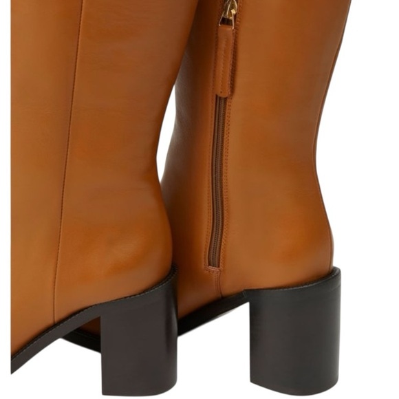 NIB LAFAYETTE 148 CALFSKIN LEATHER KNEE HIGH BOOTS - SIZE 39.5 - Picture 5 of 6
